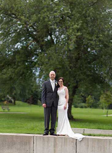 ( Wedding Disc Jockey ) Dr. Aimee & Mark Lodewege. Taken in Chatham Ontario